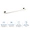 Kibi Blaze 18 inch Bathroom Towel Bar KBA1605BN - alternate 9